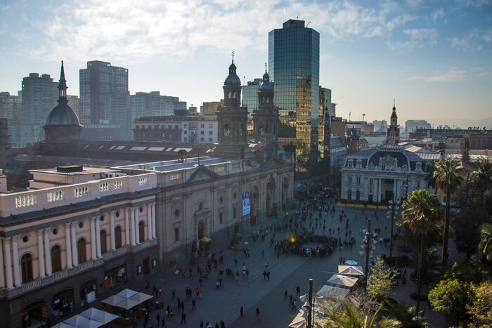 Der Plaza de Armas in Santiago de Chile (© Sernatur)
