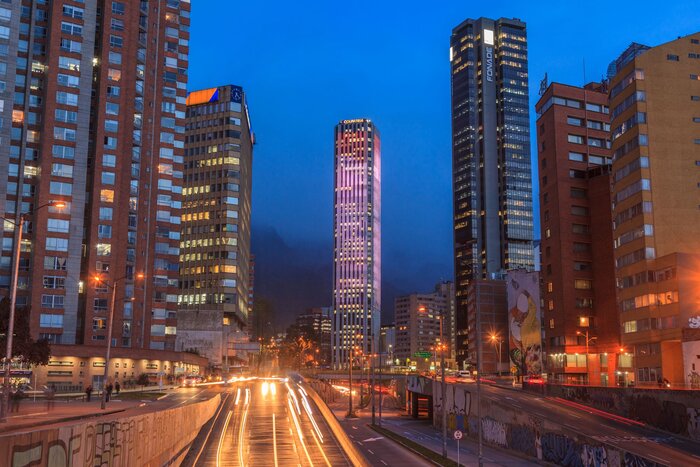 Wolkenkratzer in Bogota