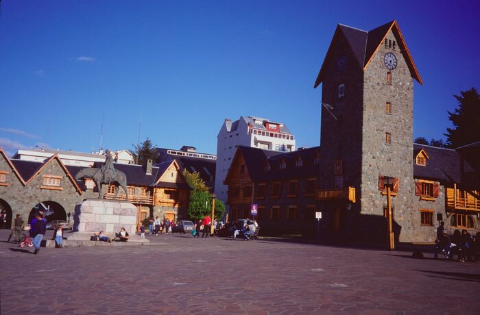 Die Innenstadt von Bariloche